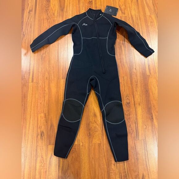 Hevto Mens wetsuit 3/2 mm Neoprene Front Zip NWT - Picture 4 of 8